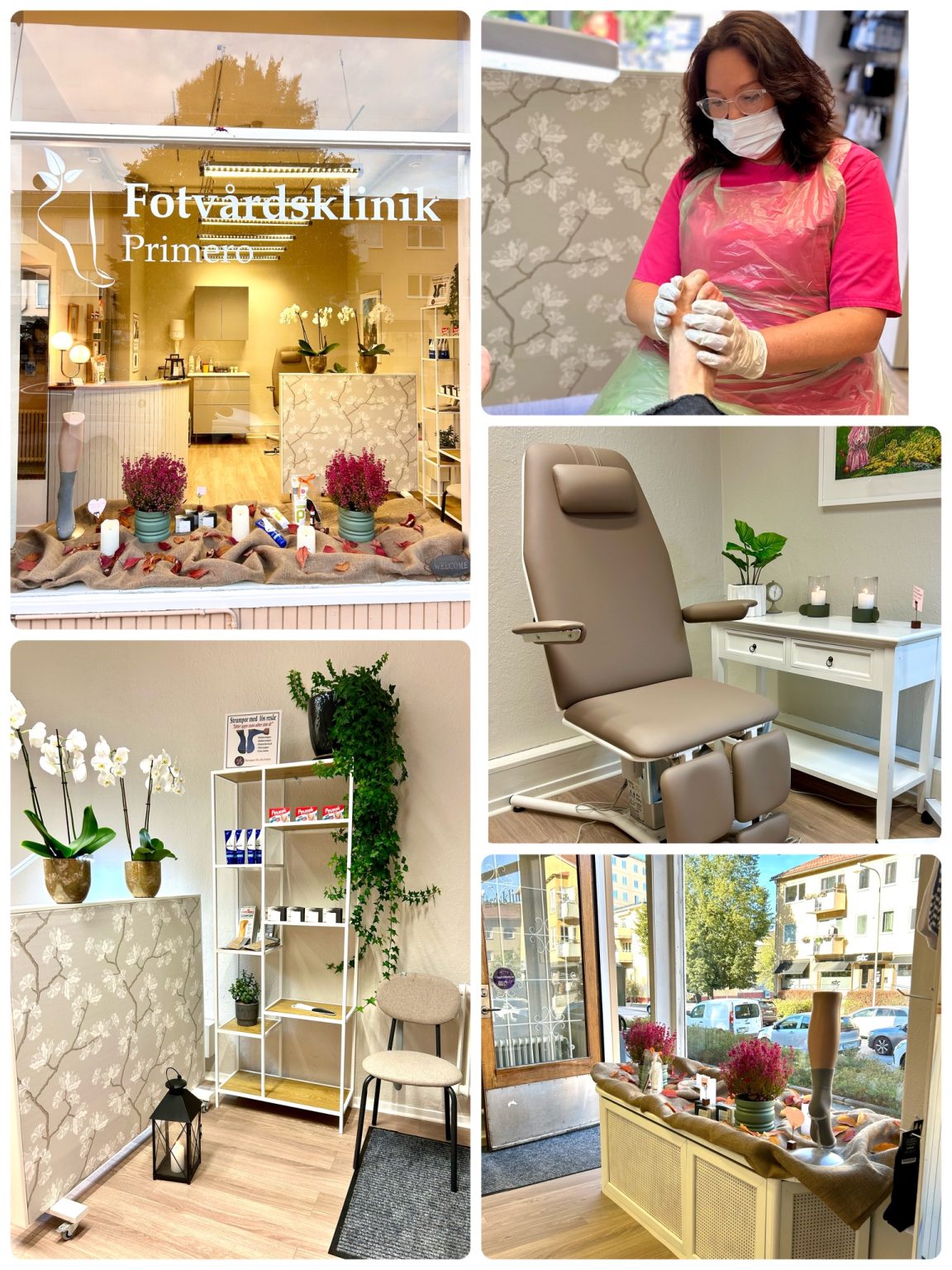 Kliniken i Spånga och Annelie som tar hand om en kund